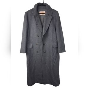 Pendleton Wool Gray Double-Breasted Coat Women's 12